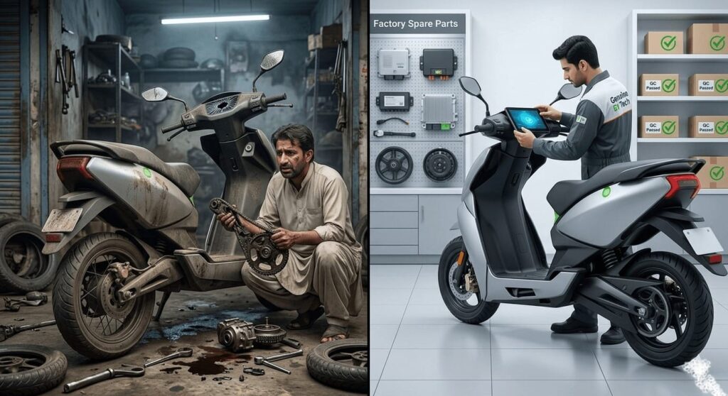 front-disc-brake-assembly-e-bike-lahore-spare-stock