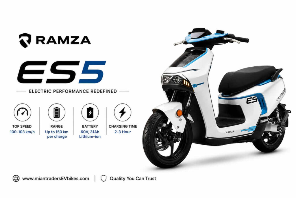 ramza es5 beast electric bike price in lahore - Mian Traders